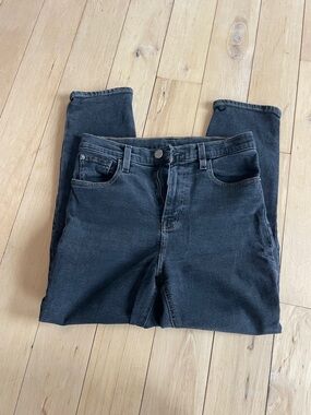 Urban Outfitters Black Cropped Jeans - Slim Ankle